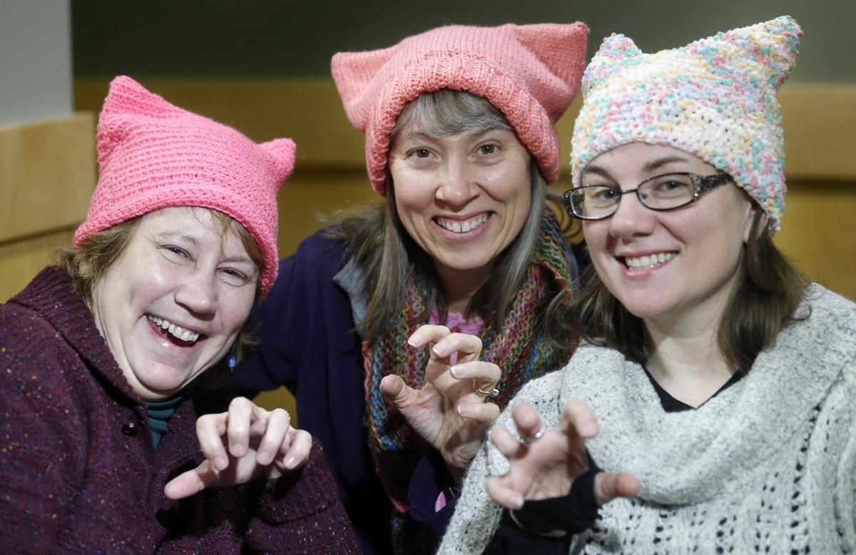 Richmond area groups knit pink hats for Women's March on D.C. Life