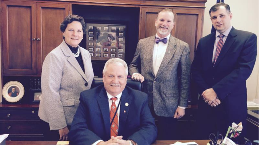 Picture of state delegate with Hanover superintendent, two school board ... - Richmond.com