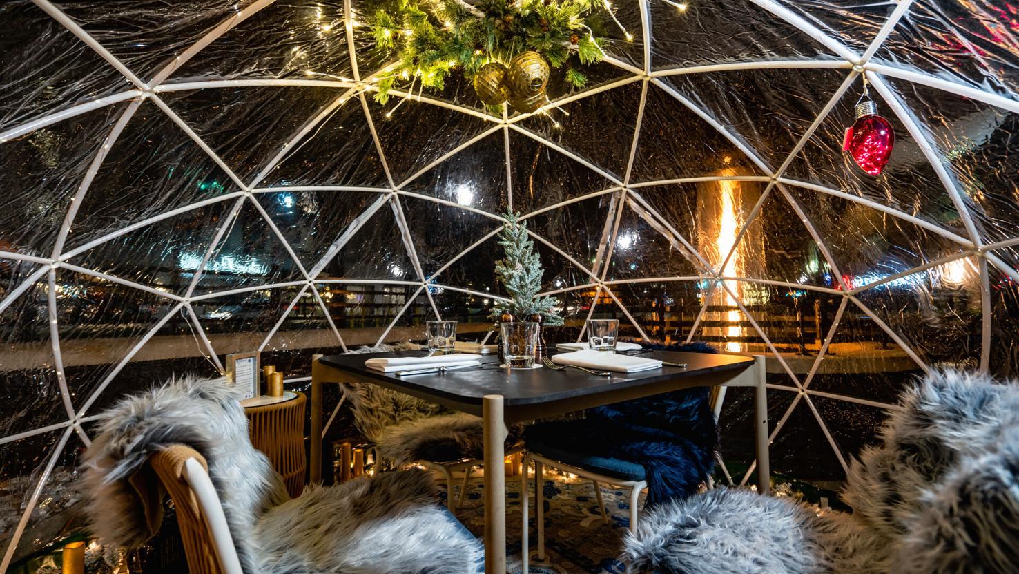 Igloos, yurts & urban wine gardens where to dine or get a drink around
