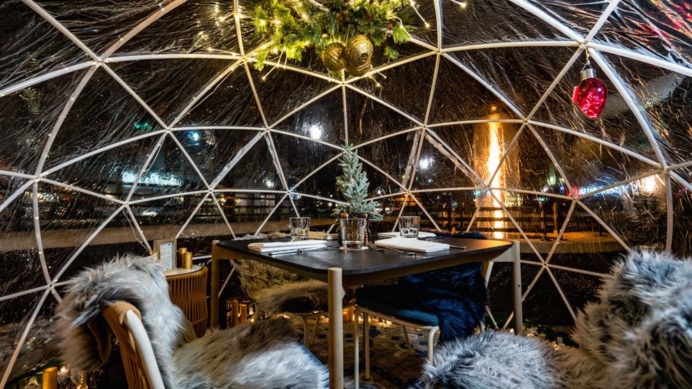 Igloos, yurts & urban wine gardens where to dine or get a drink around