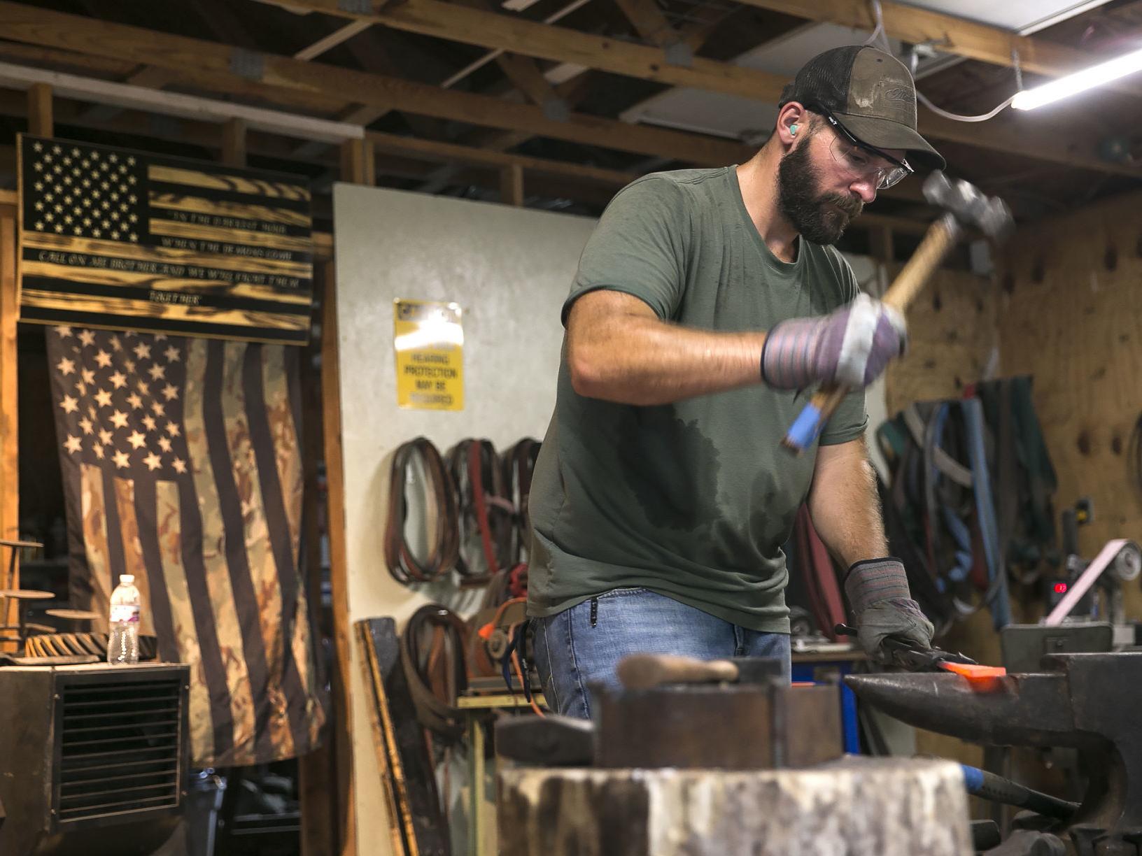 Stafford Blacksmithing Nonprofit Helps Veterans Forge New Future