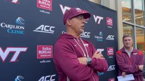 Hokies' Franklin on preparing for a wet weather game