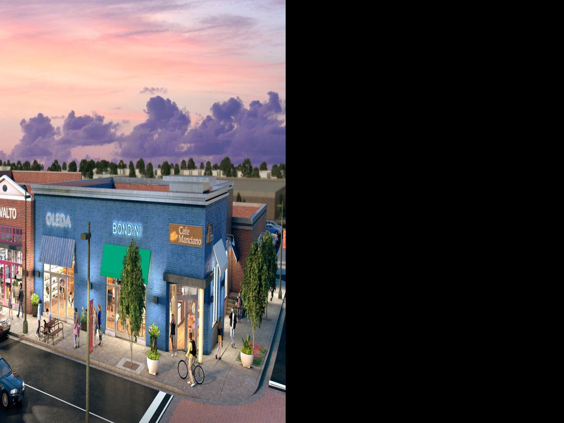 Renderings Of Carytown Exchange Show Stores Along Cary Street A