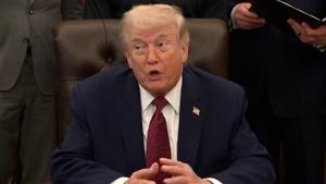 Trump: Iran ‘can’t blackmail us’ over Strait of Hormuz