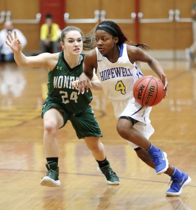 hopewell girls simmons state nation players contain richmond quarterfinal victory quarterfinals compete beale lacey monroe petersburg class during game school