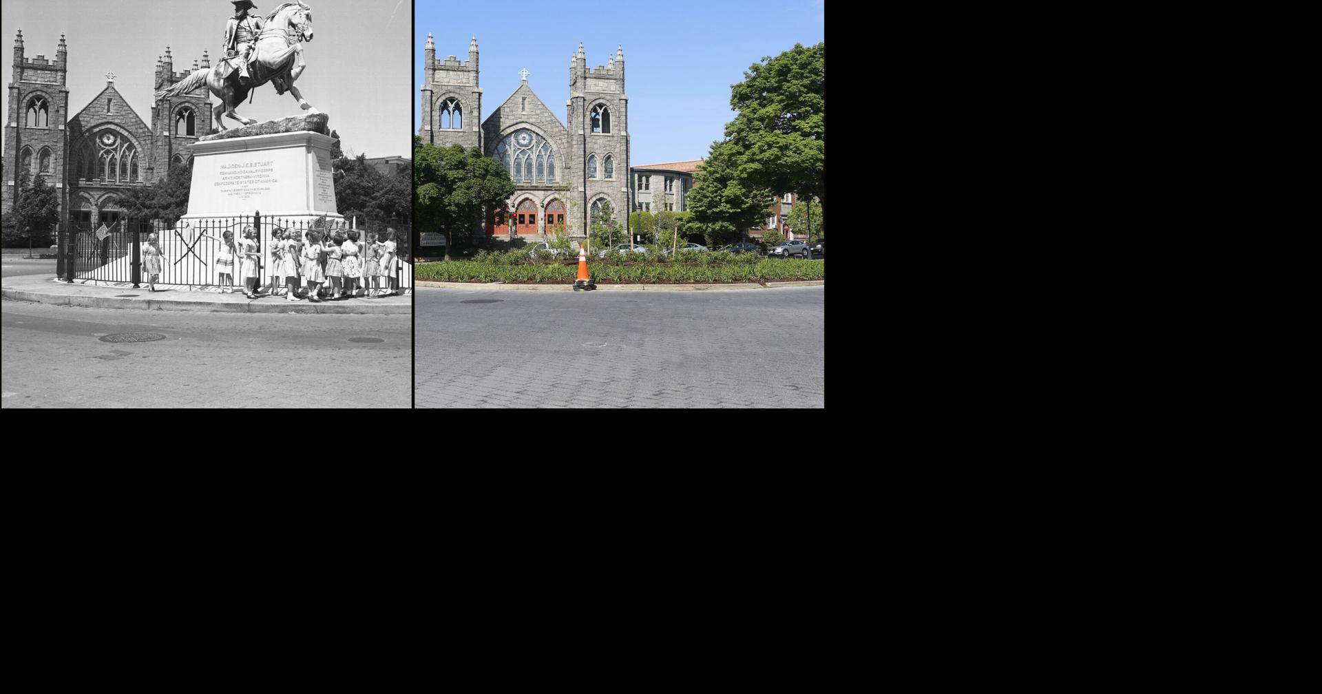 PHOTOS: J.E.B. Stuart Monument, then and now