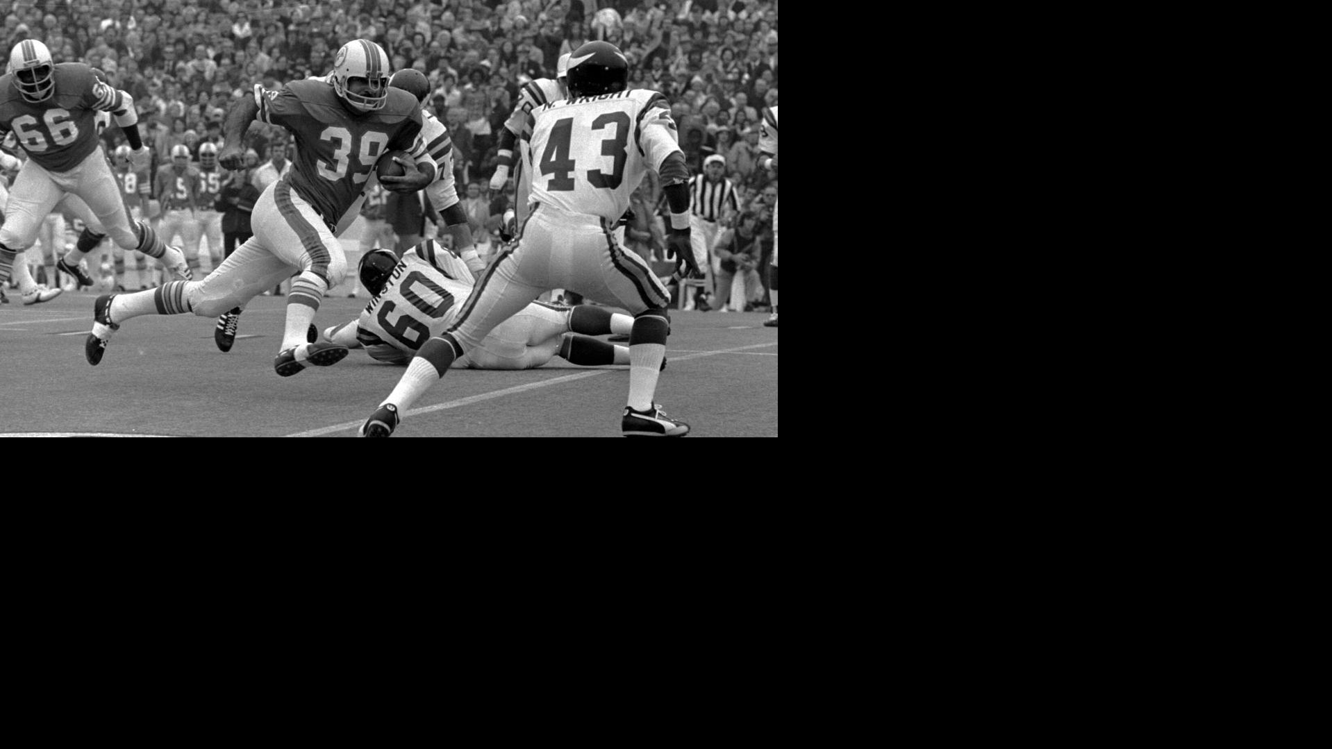 Today in sports history: Larry Csonka leads Miami Dolphins ...