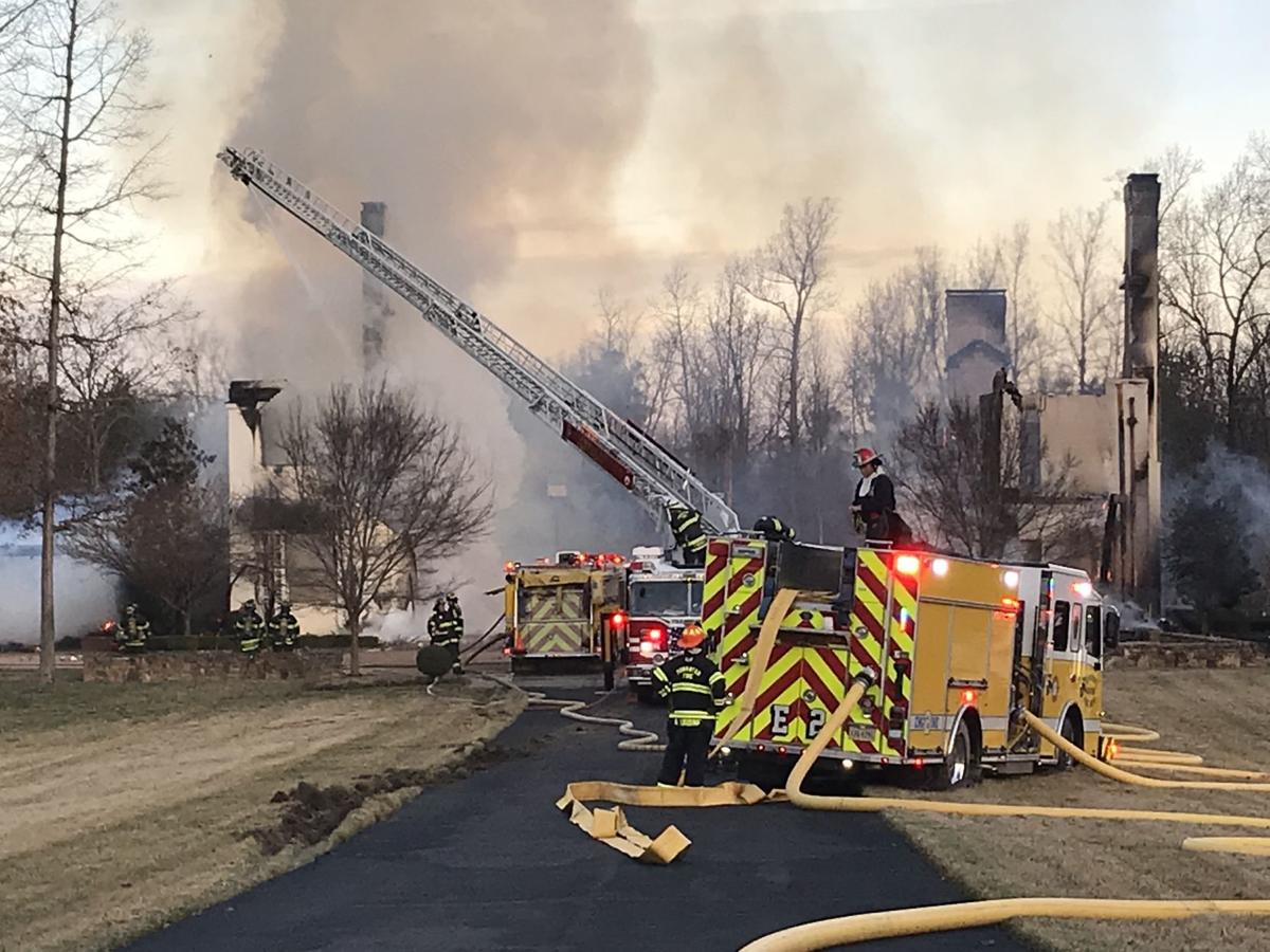 No one hurt in fire that destroyed Powhatan manor home on 5.9 million
