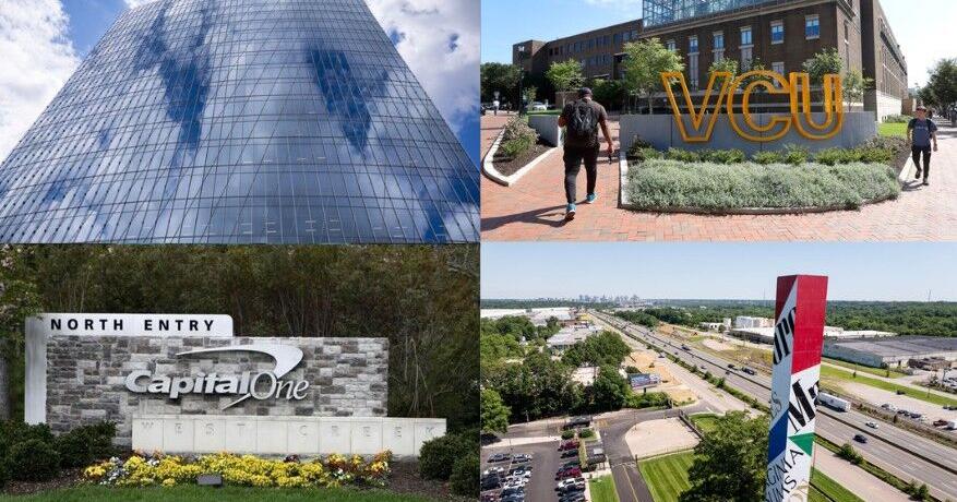Who are the 10 largest employers in Richmond?