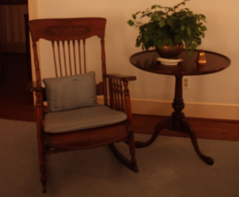 What’s It Worth parlor clock, rocker