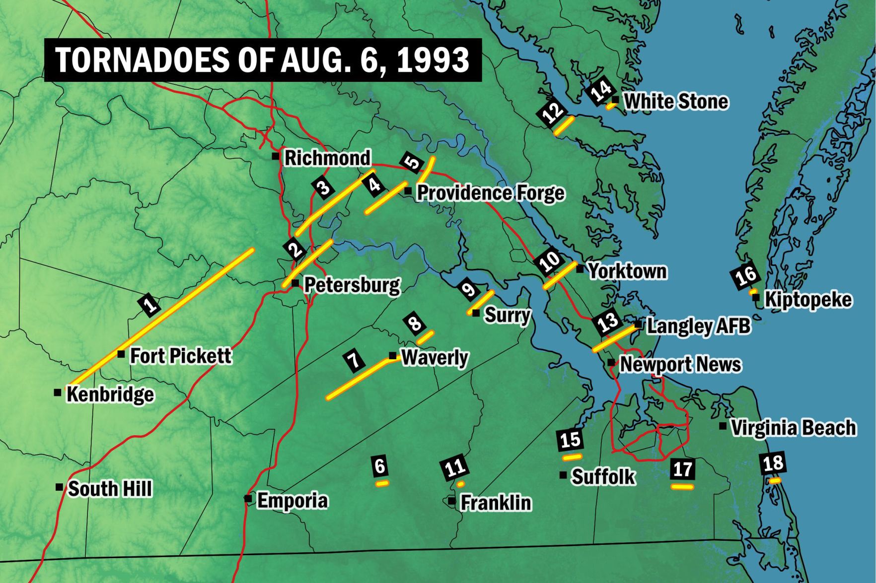 It can happen here Virginia still at risk of violent tornadoes 25 years after the Tri-Cities disaster photo image