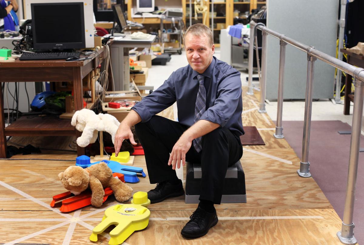 Robotic therapy device helps challenged babies learn to crawl | Local