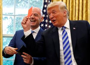 FIFA rejects Belgium challenge, Trump calls red card U-turn 'brilliant'
