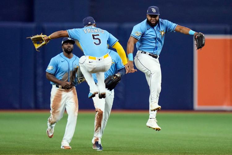 St. Petersburg, FL. USA; Tampa Bay Rays shortstop Wander Franco (5