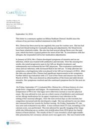 tim kaine s physician letter