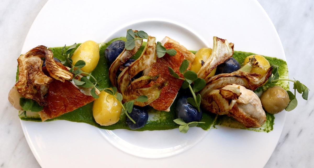 Restaurant review Maple & Pine, a rhapsody in pink, does just about