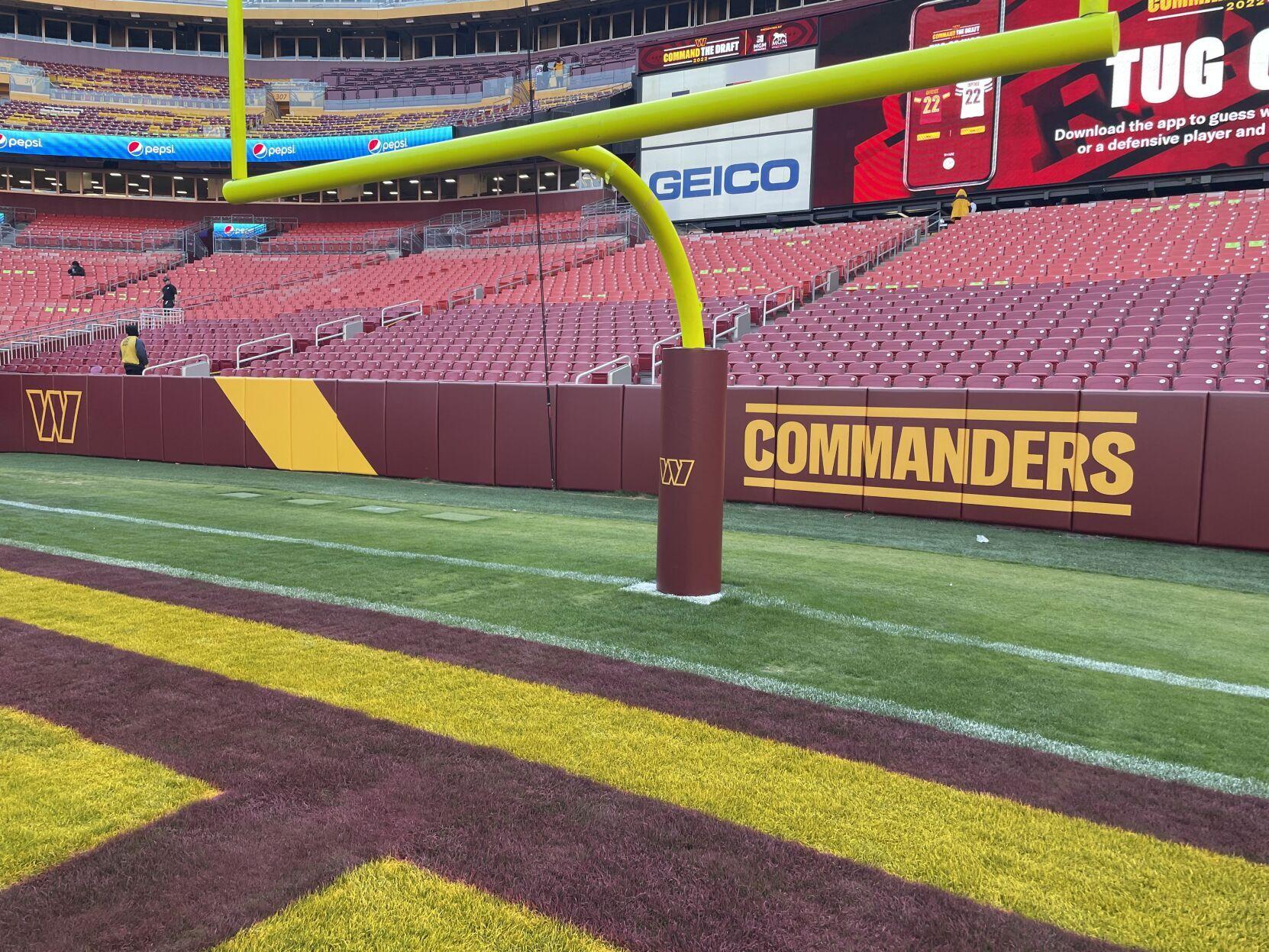 Washington commanders unveil new slogan hail to the commanders 