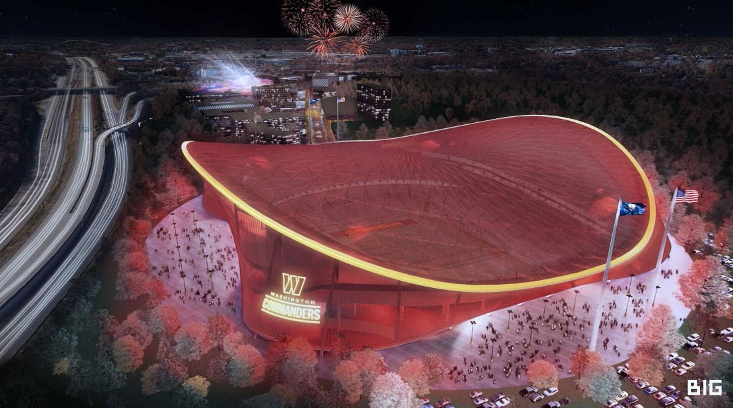PHOTOS Renderings of proposed new stadium for the Washington Commanders