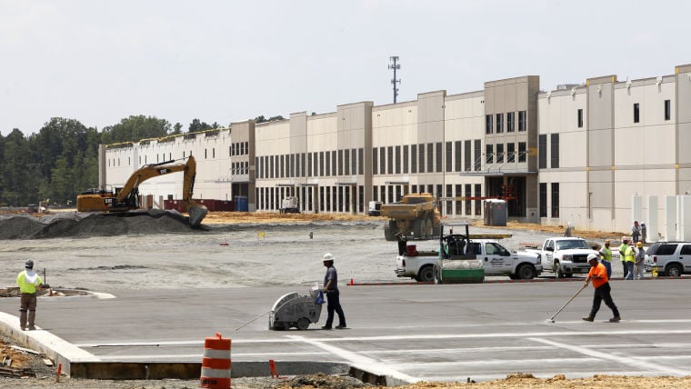Amazon sites in Chesterfield, Dinwiddie now under roof