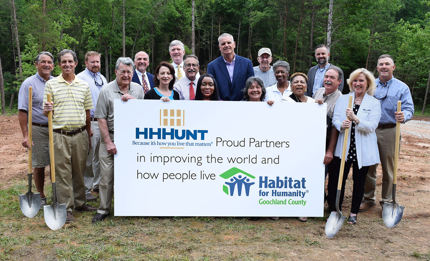 Habitat for Humanity and HHHunt join forces to help finish groups latest project image