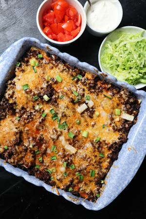 What to cook: Tex-Mex cheese enchiladas with chili sauce offer an irresistible and filling option