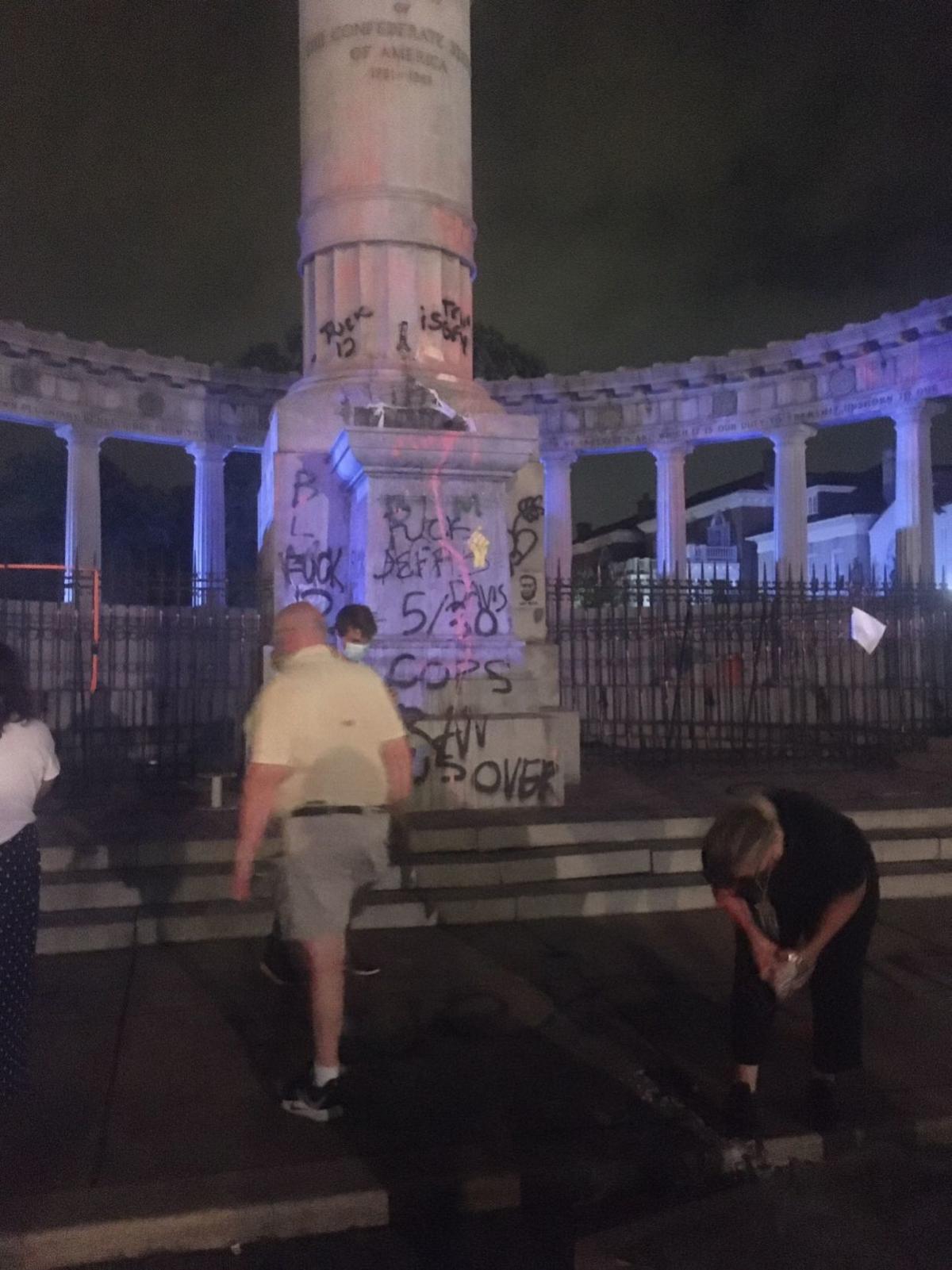 WATCH NOW Statue of Jefferson Davis torn down on Monument Avenue