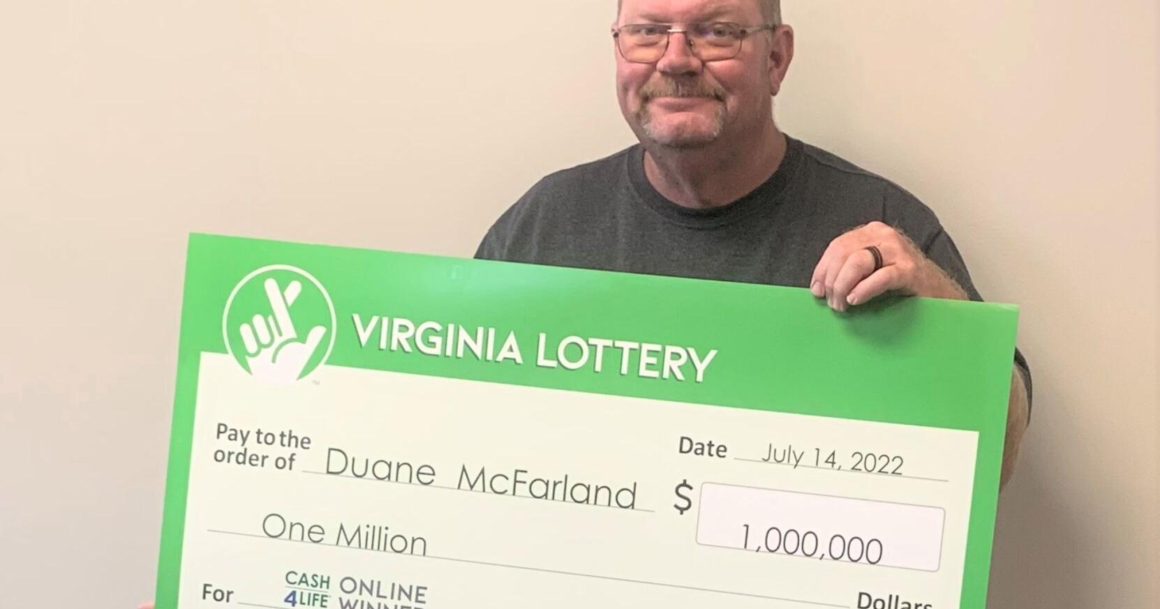 Gloucester man wins $1 million in Lottery