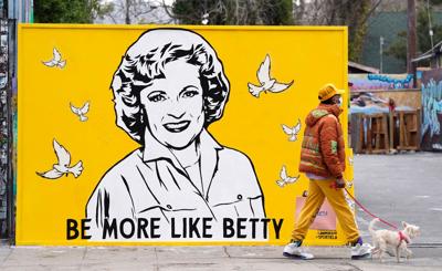 Betty White Mural