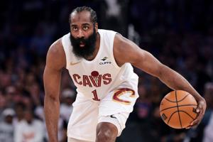 Cavaliers guard James Harden was released from a Houston jail after he was arrested earlier Saturday morning on a misdemeanor gun violation.