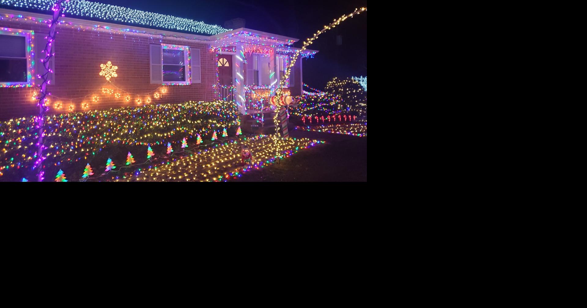 8602 Anderson Court Richmond Christmas Tacky Lights 2023