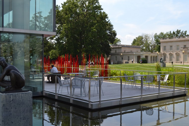 Chihuly's "Red Reeds" at the VMFA Sculpture Garden Entertainment