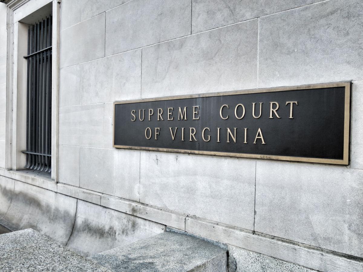 Supreme Court of Virginia Building Sign, Richmond