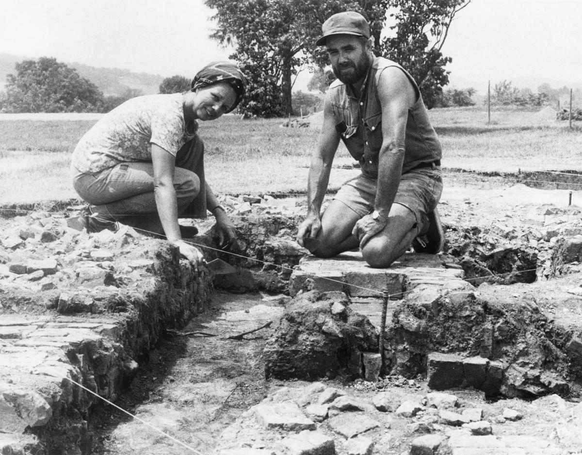 From The Archives Archaeologists And Archaeological Sites In Virginia 