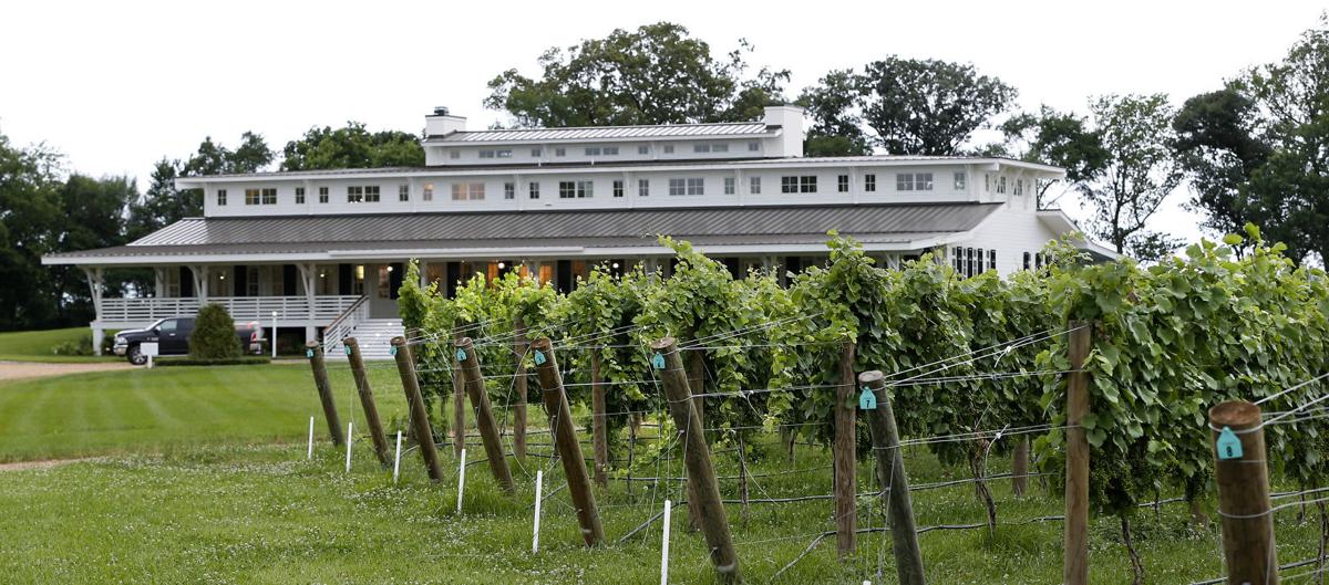A toast to the wines at Upper Shirley Vineyards in Charles City Beer
