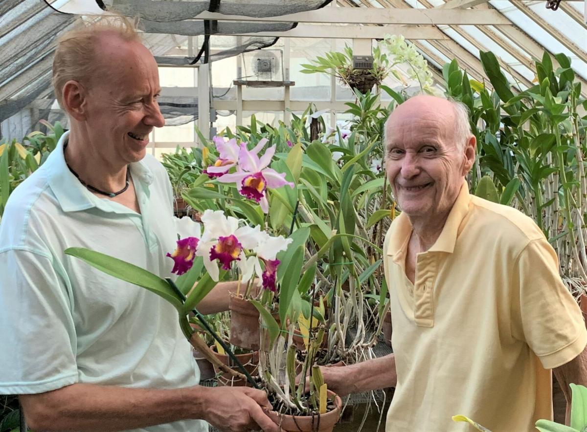 Orchids Art Sr Turns 90 Credits Orchids For Longevity Home Garden Richmond Com