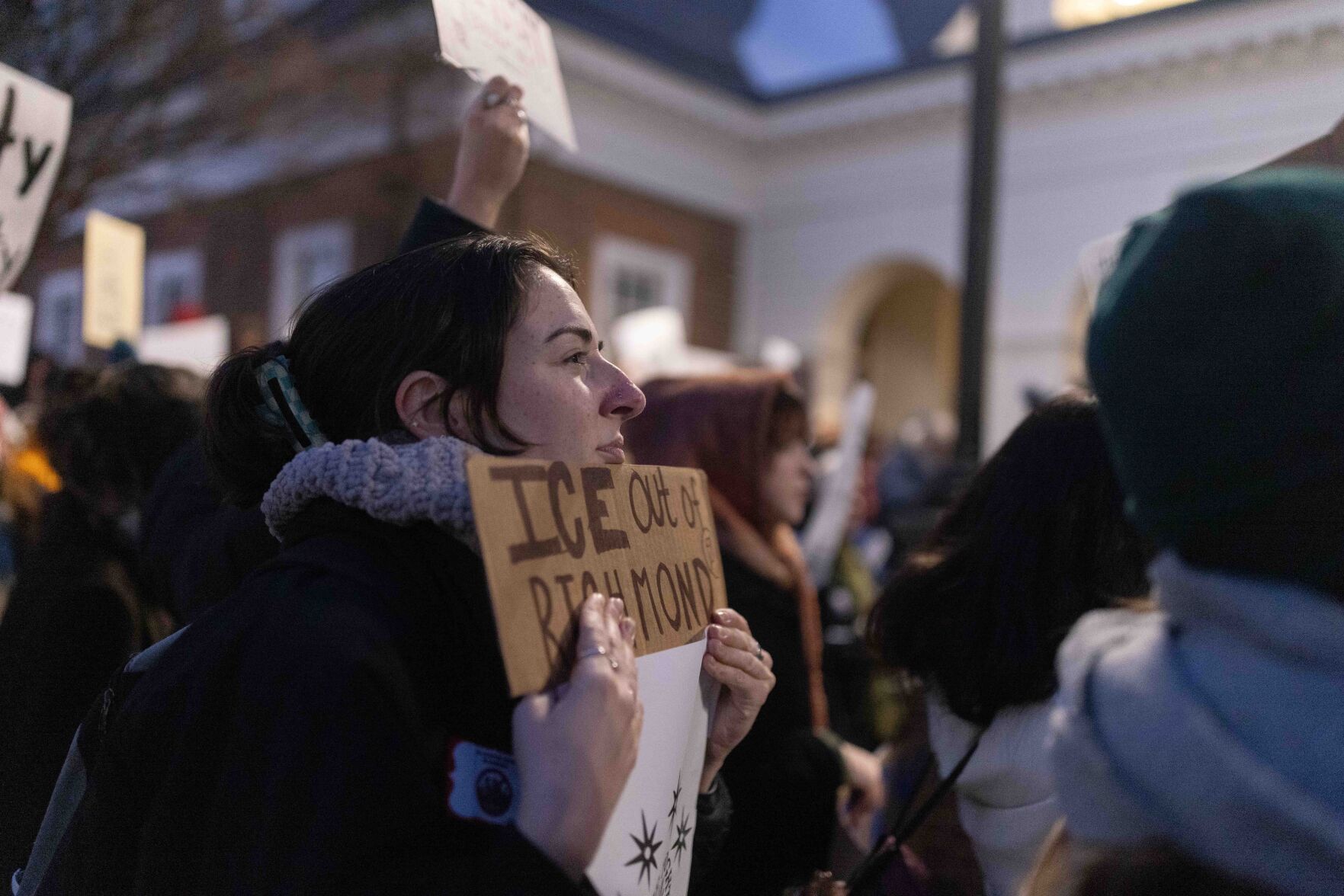 Photos: Protesters rally against an ICE facility in Hanover