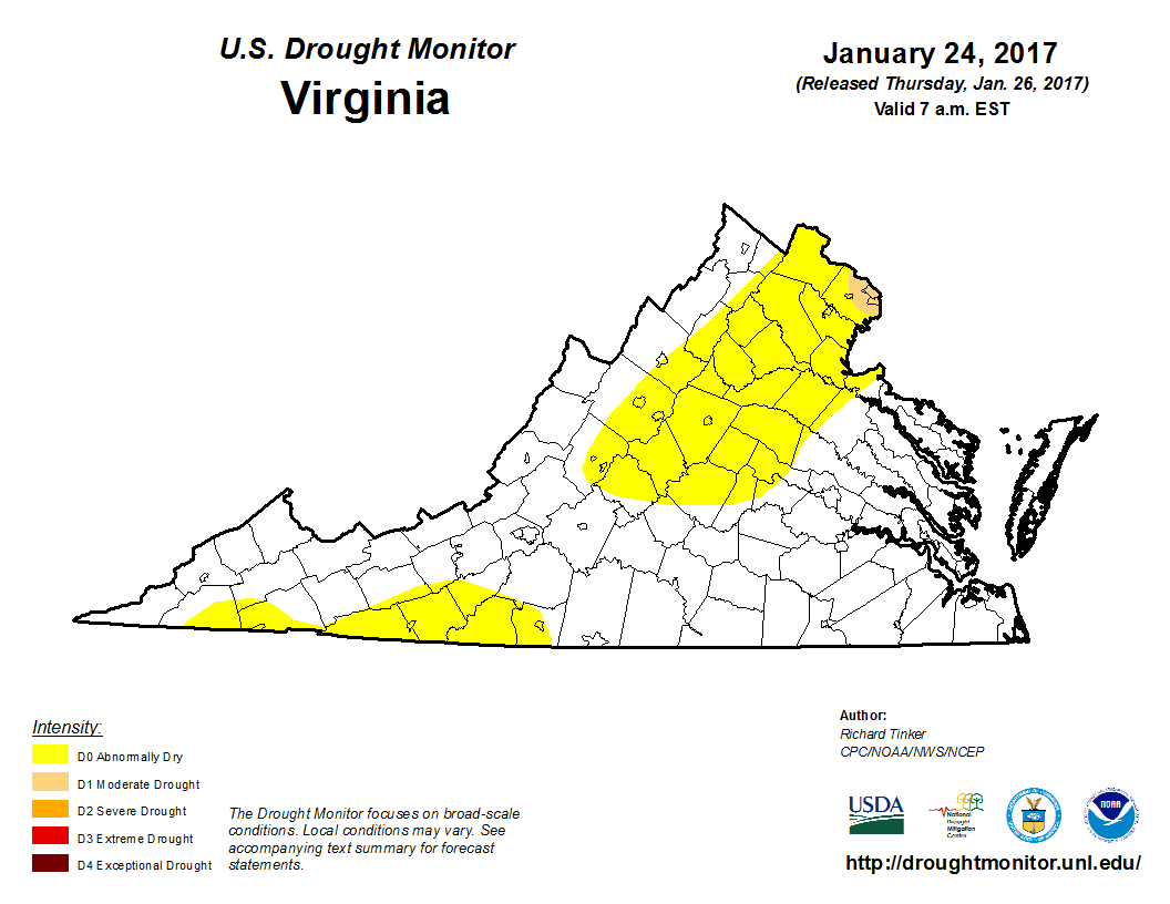 Drought improves in Virginia and across the country Weather