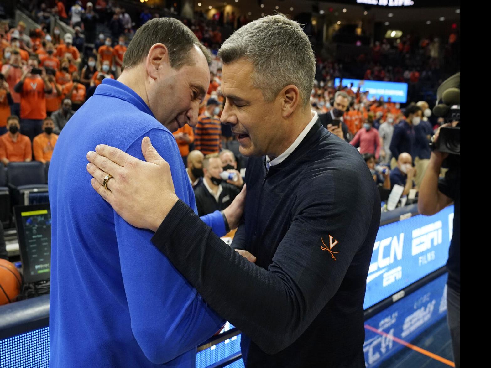 Teel: Tense victory at UVA emotional for retiring Duke coach ...