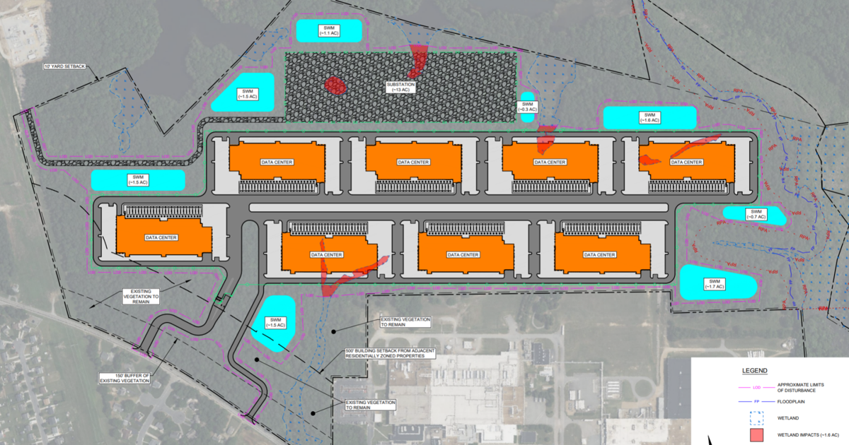 Developer of Varina data center project continues backing plan