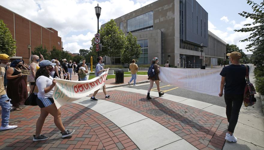 Students protest on first day of classes at VCU, criticizing its