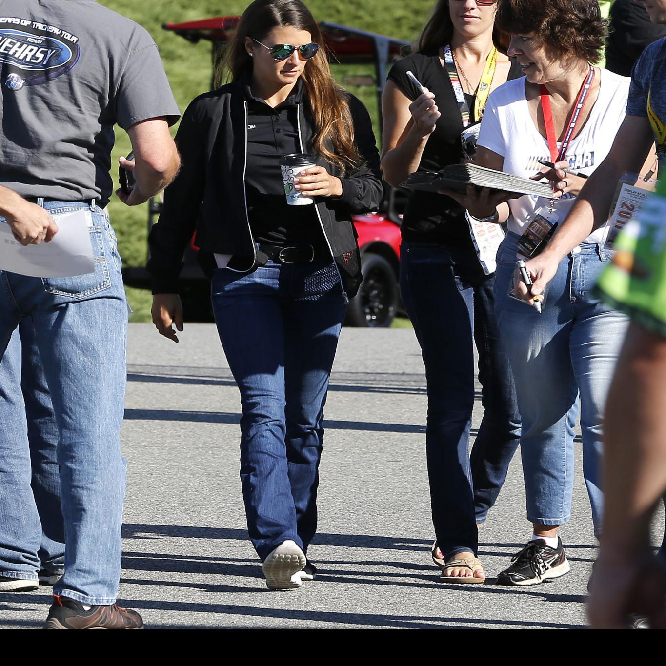 Woody For Danica Patrick Yoga Nascar And Fitness Go Together