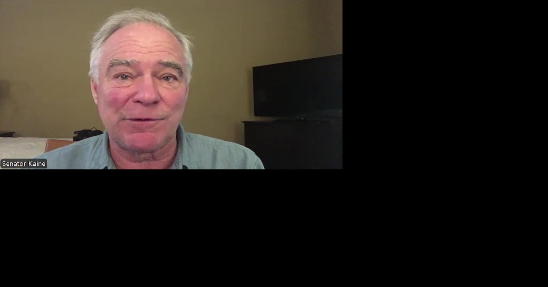 Politics at the border: Kaine backs Biden, faults GOP for blocking ...