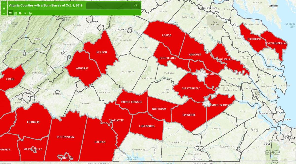 Virginia's biggest drought since 2010 tightening its grip as fall goes