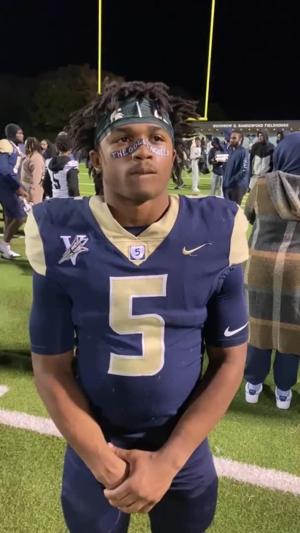 Varina's Burton Robinson, the son of 804 football legend Michael Robinson, had a kick return TD and an INT in 18-14 win over Highland Springs