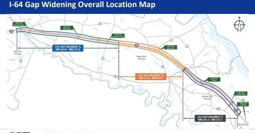 Virginia: I-64 widening to begin in November - Vimarsana News