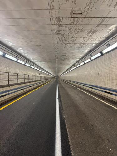 I-64 HRBT westbound reopens early following completion of first travel lane repaving