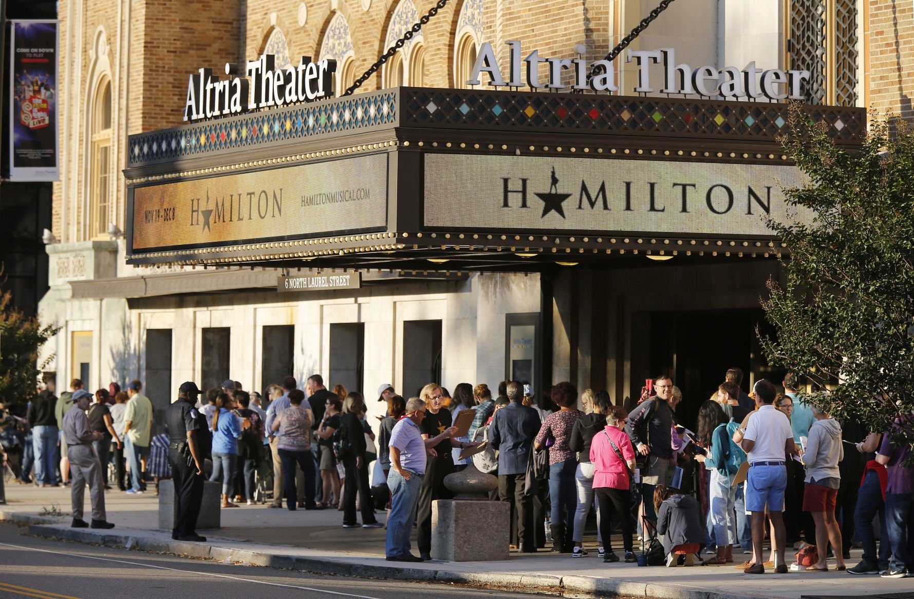 Altria theater cheap hamilton tickets