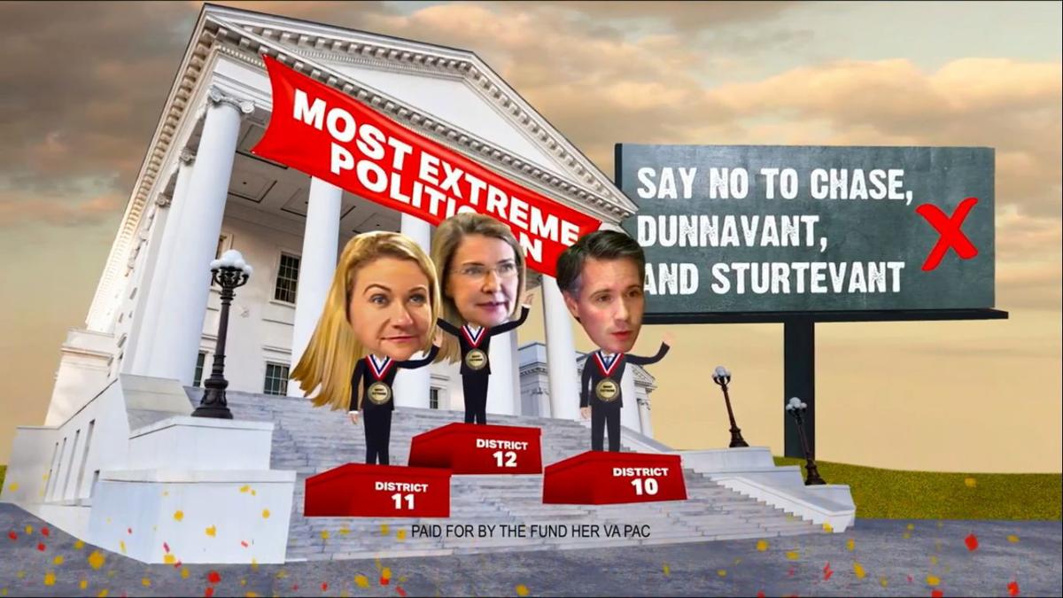 Image from Fund Her ad on Sturtevant and Dunnavant