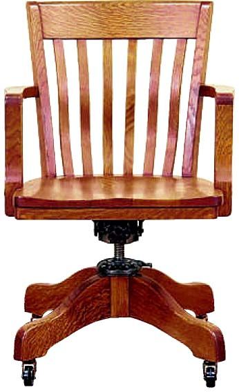 classic wooden office chair