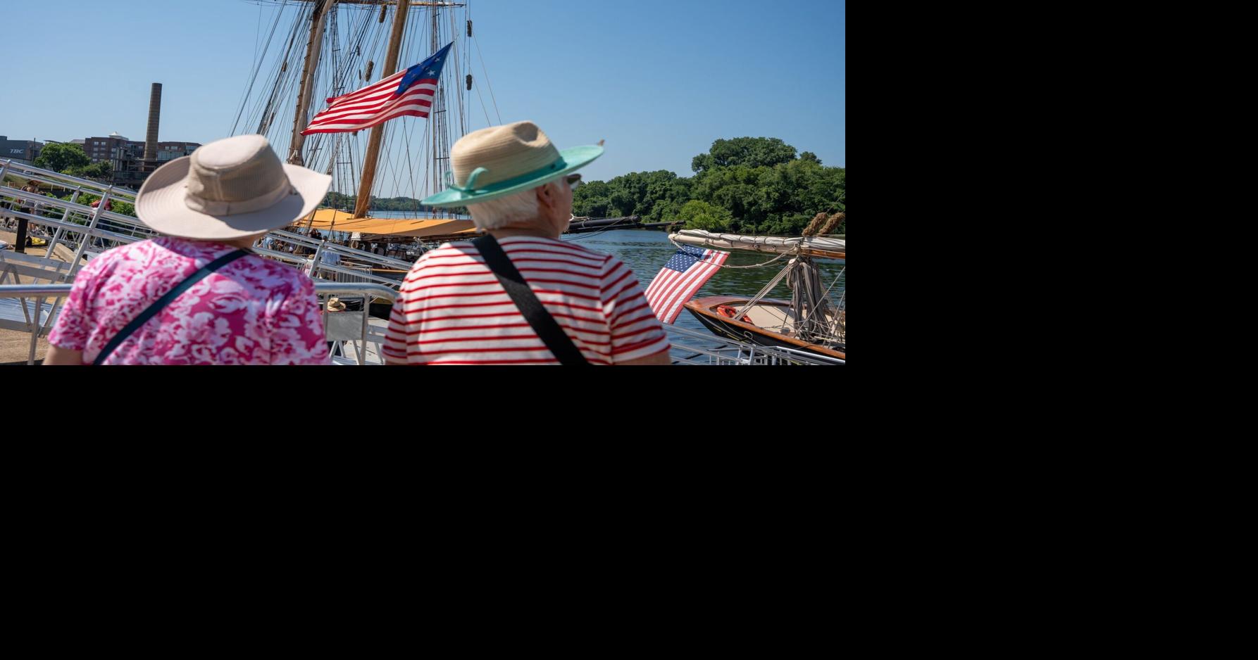 Tall ships arrive in Richmond for Richmond SailFest Jun 12, 2026